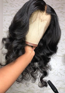 Fanda Body wave custom Frontal wig 13x4