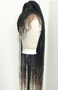 Custom knotless box braids wig