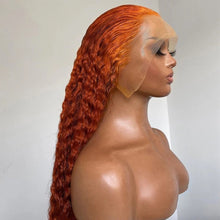 Ginger Curly Frontal Lace Wig 13x4