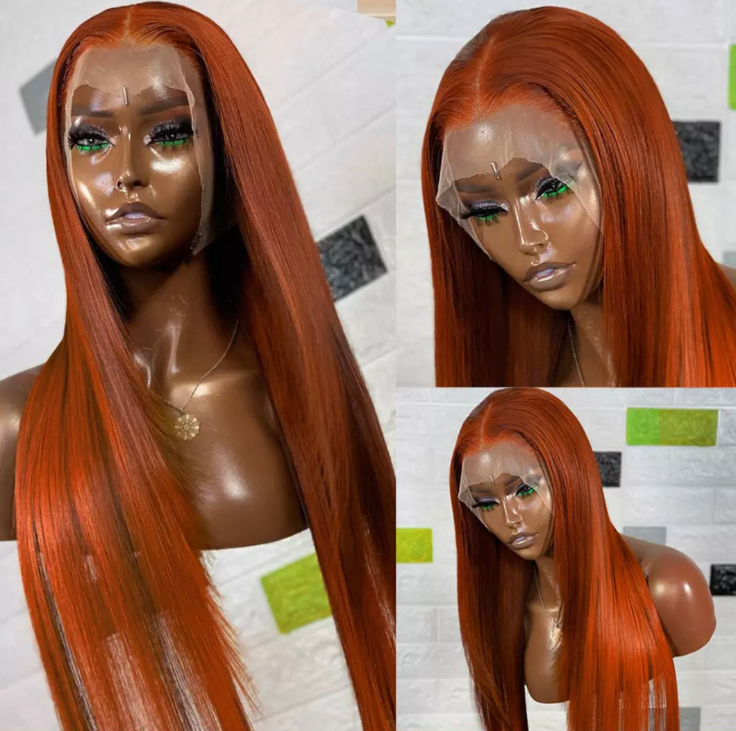 Ginger Straight Frontal Lace Wig 13x4