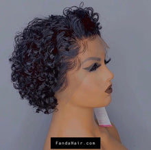 Fanda short curly pixie cut Wig